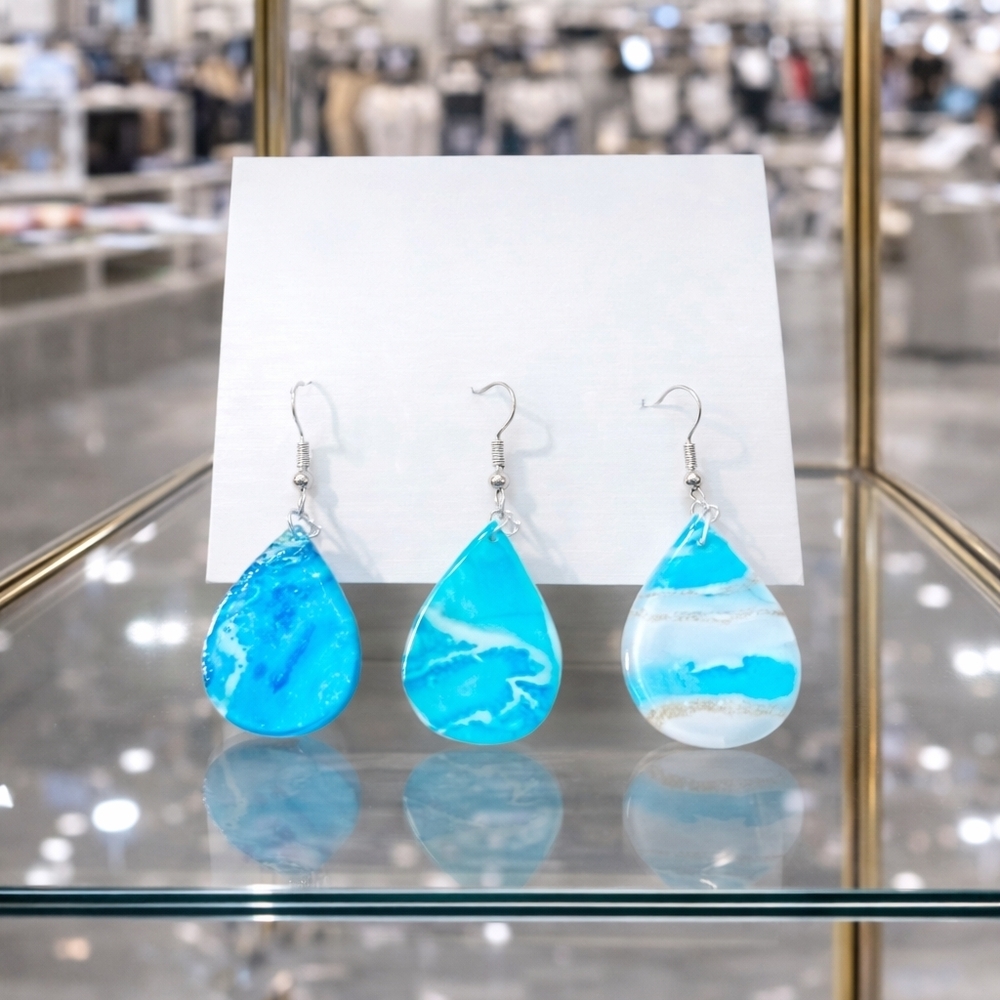 A bundle of beach style earrings